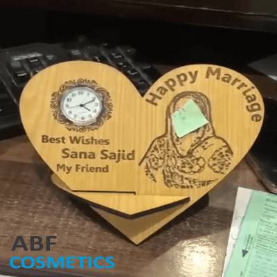 Wood Heart Frame