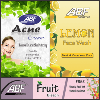 Acne cream & Lemon facewash