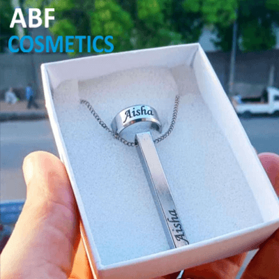 4D Bar Necklace + Ring