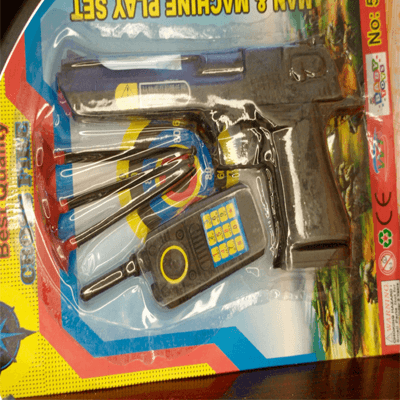 Plastic gun for kids (small)