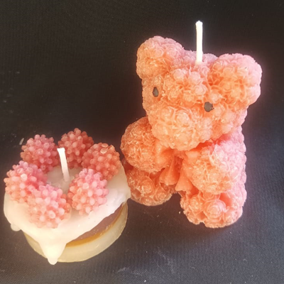 Fancy Bear candles 1