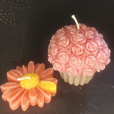 Fancy Flower Candles 2