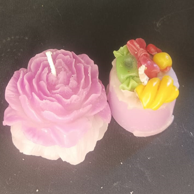 Fancy Flower Candles 3